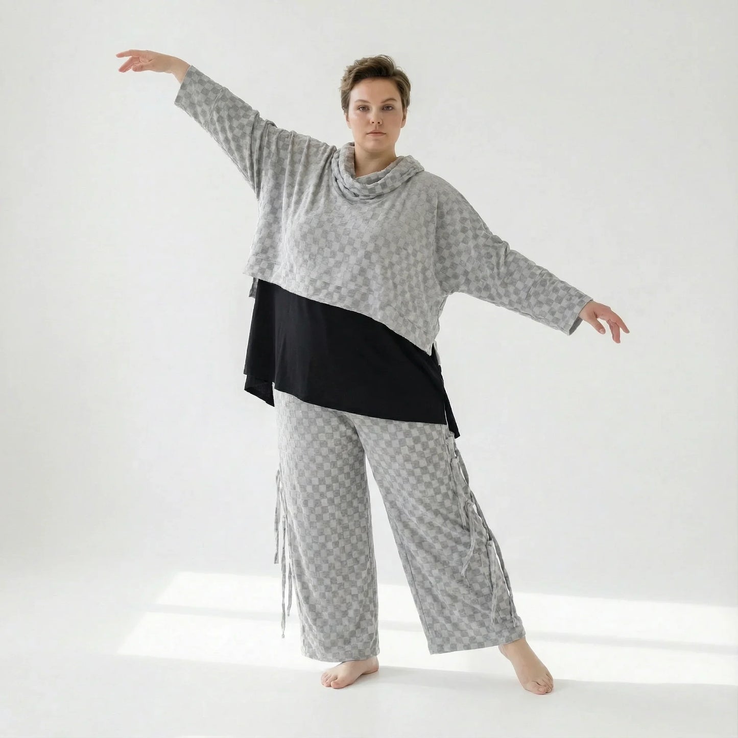 AKH Fashion 7125 Hose, Grau