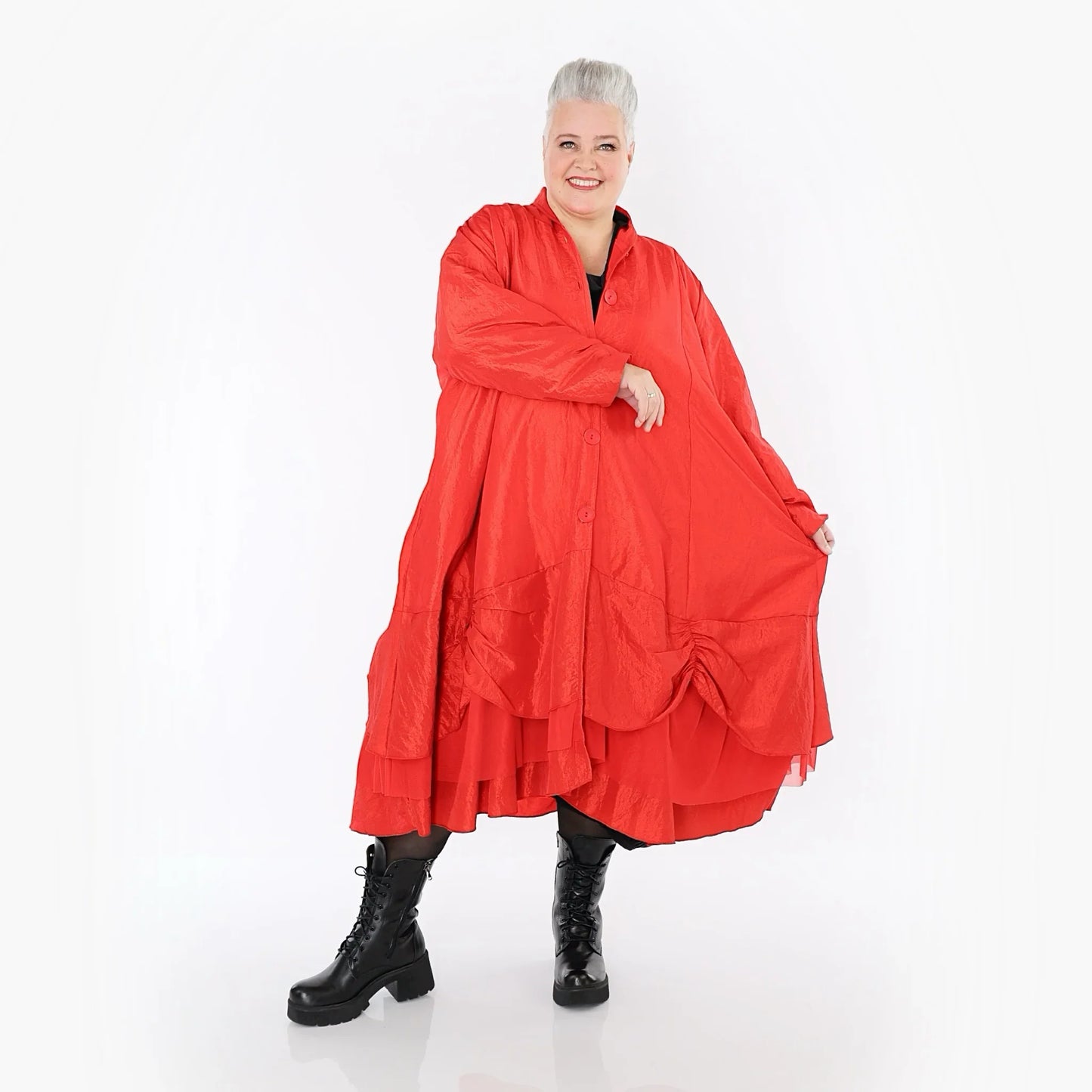 AKH Premium 6959 Coat, Red