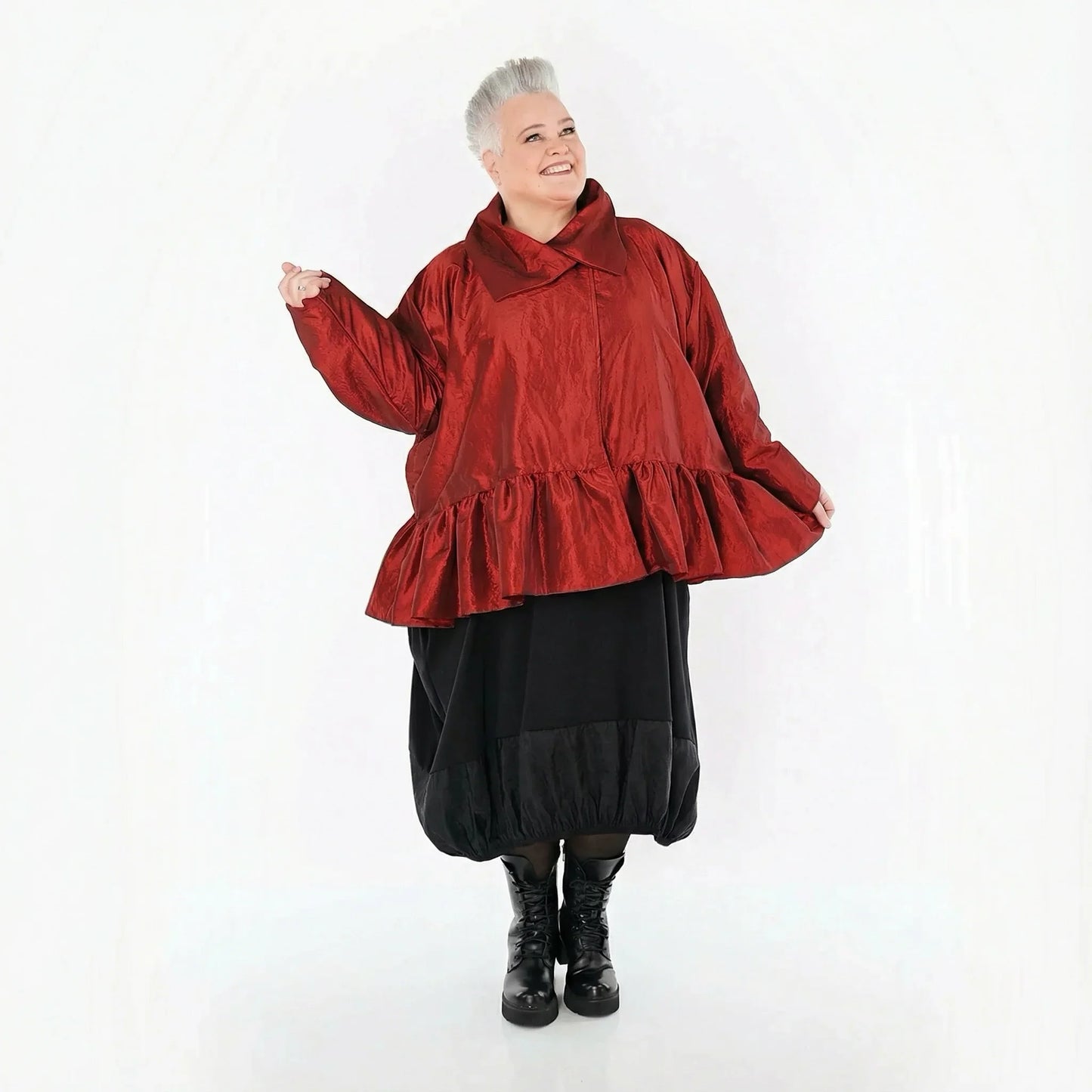 AKH Premium 7166 Jacke, Dunkelrot