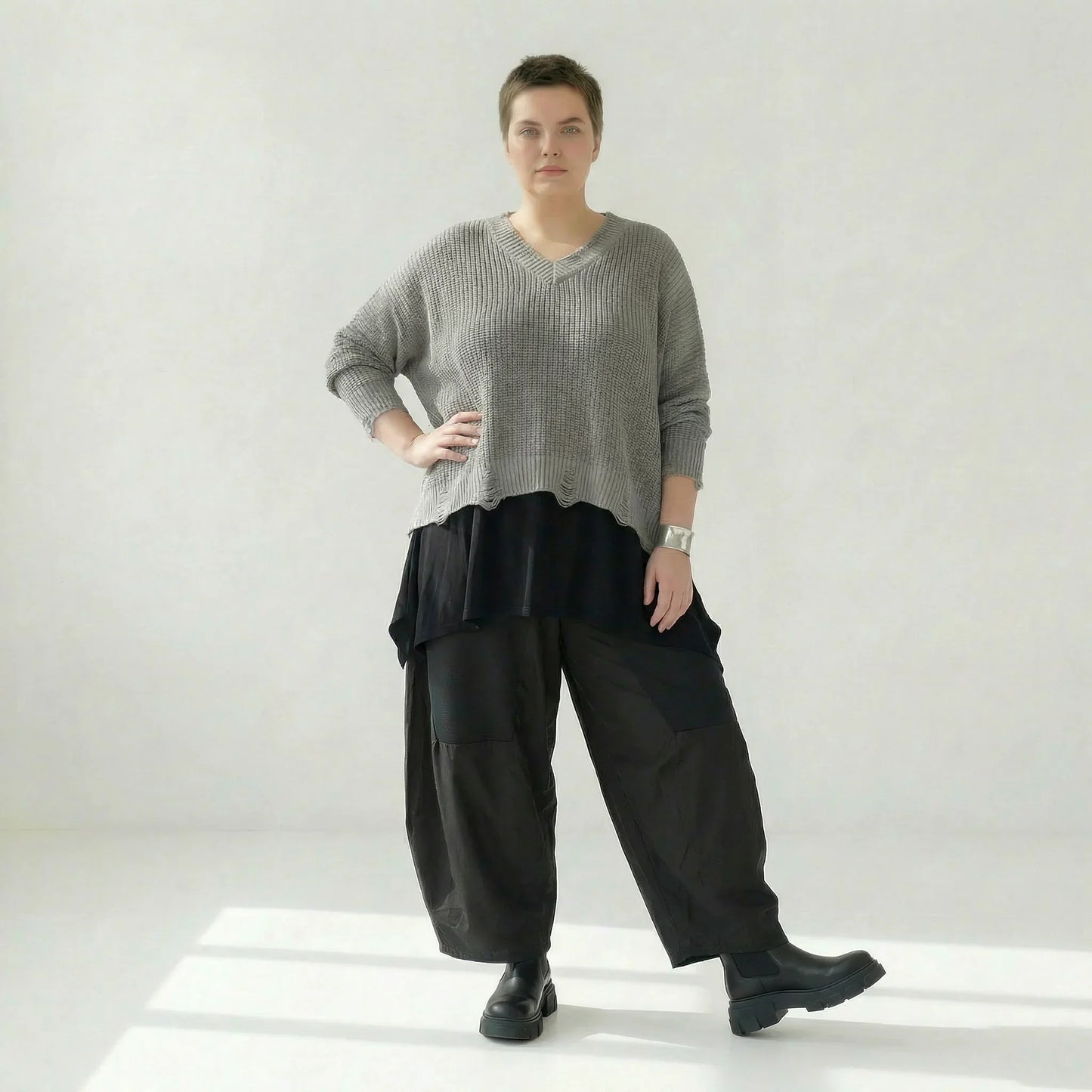 AKH Premium 2602 Überwurf, Grau