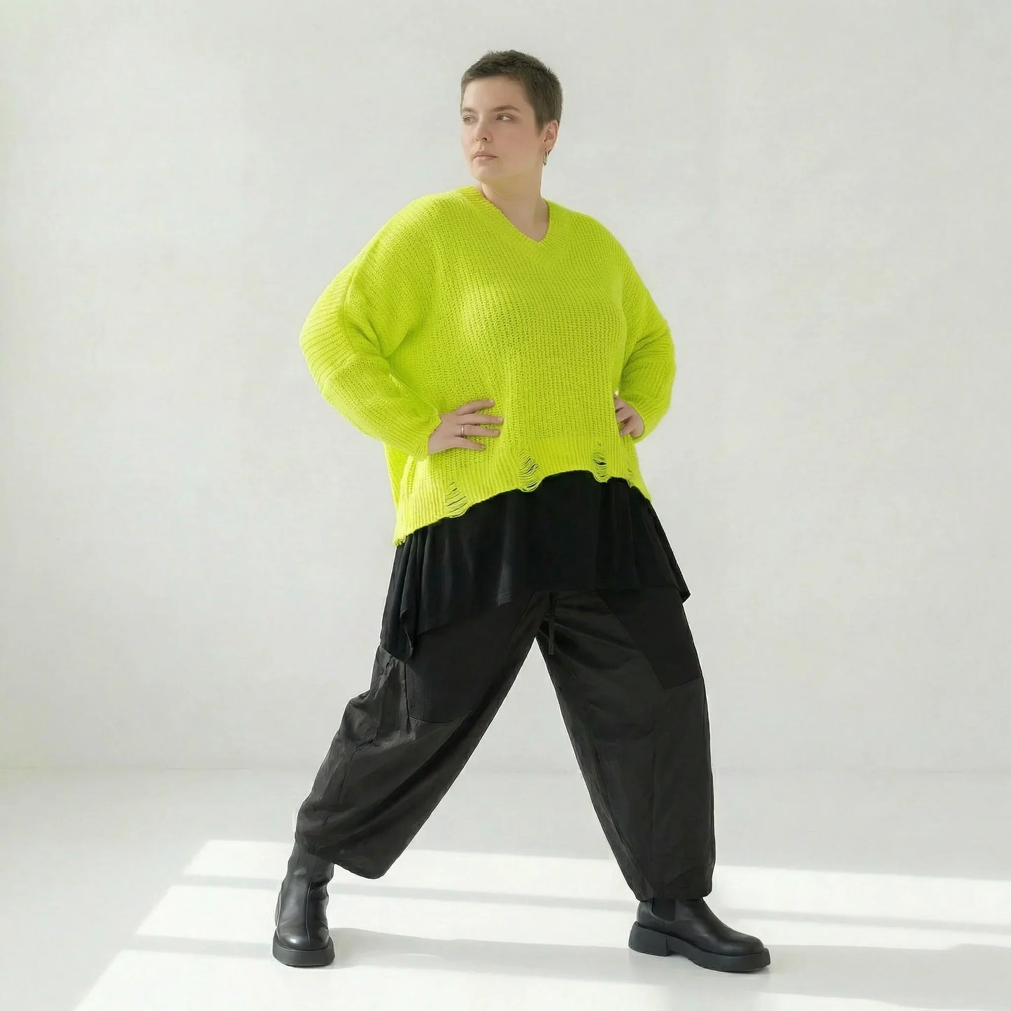 AKH Premium 2602 Überwurf, NeonGelb