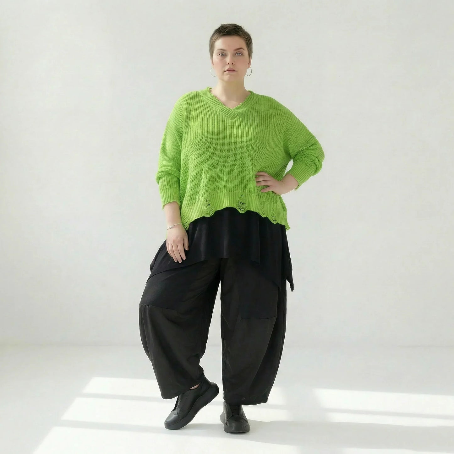 AKH Premium 2602 Überwurf, NeonGrün