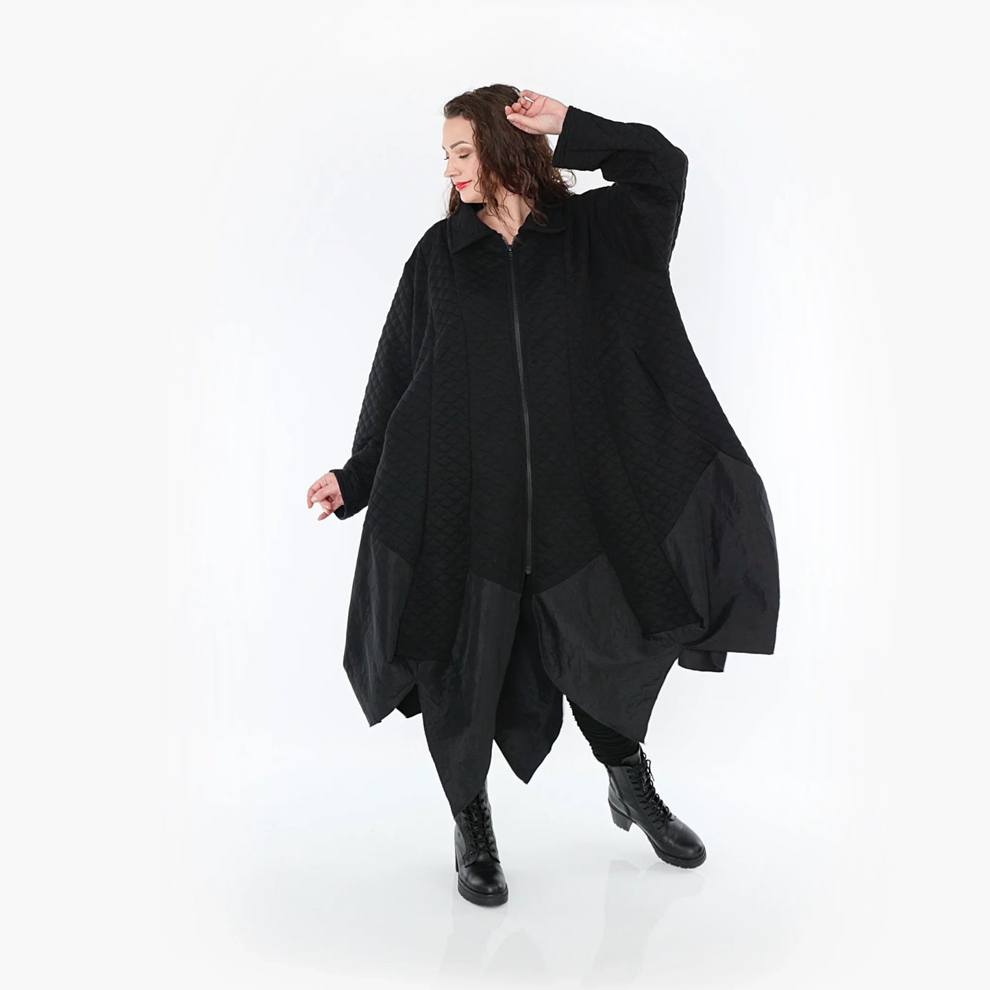 AKH 7003 Mantel, Schwarz