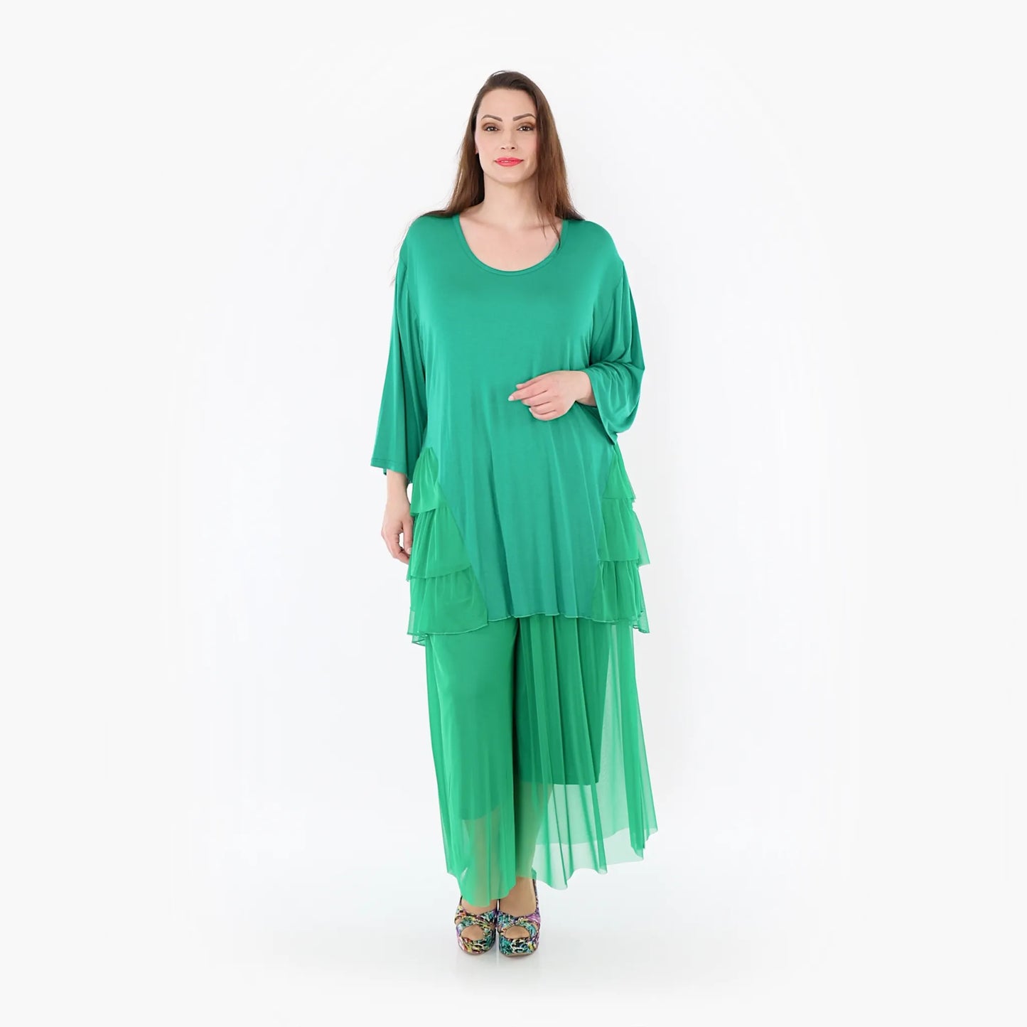 AKH Fashion 6862 Big Shirt, Grün