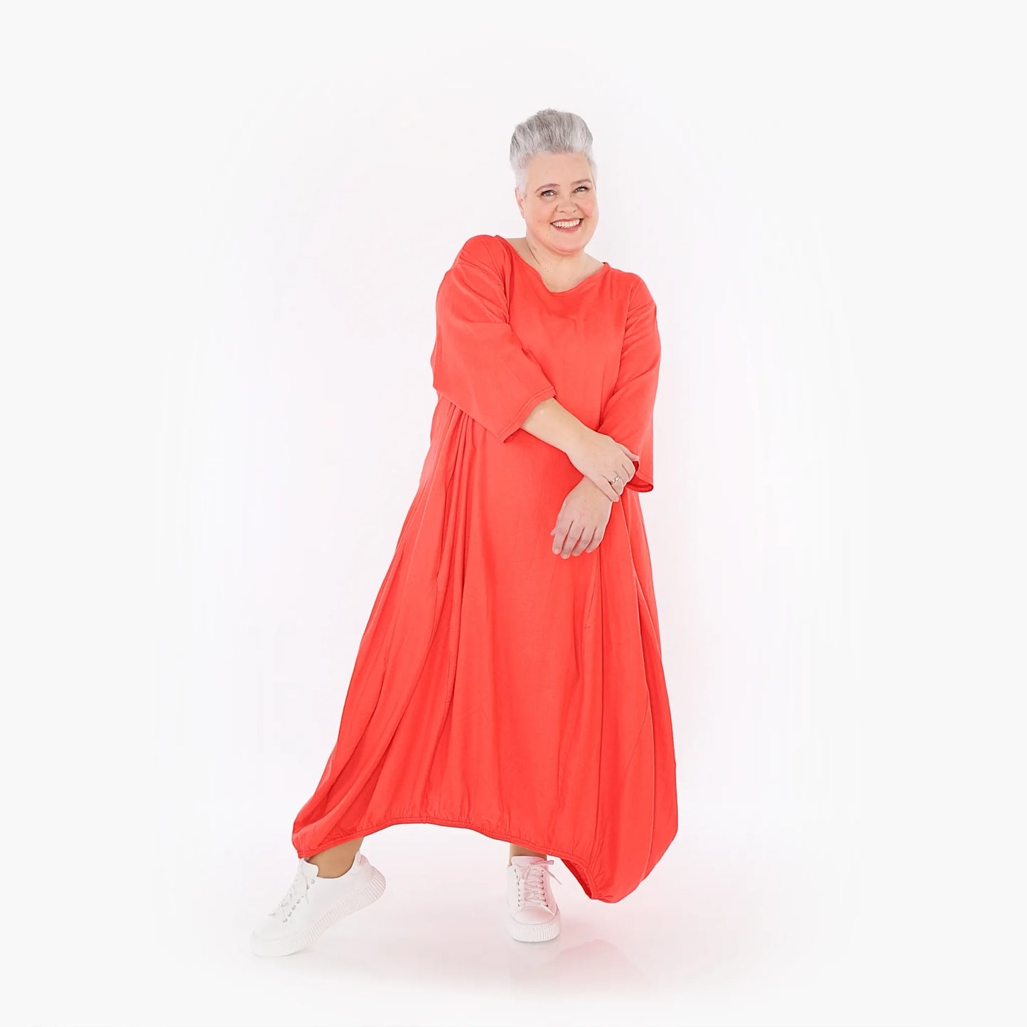 AKH Fashion 6736 Kleid, Rot