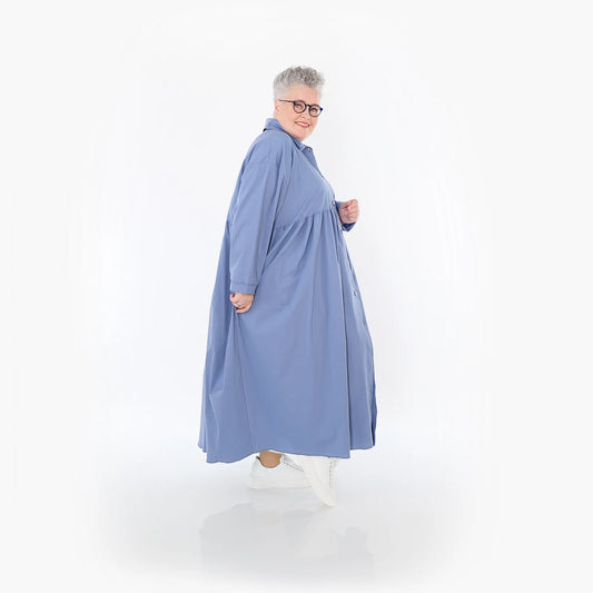 AKH Fashion 7084 Mantel, Azurblau