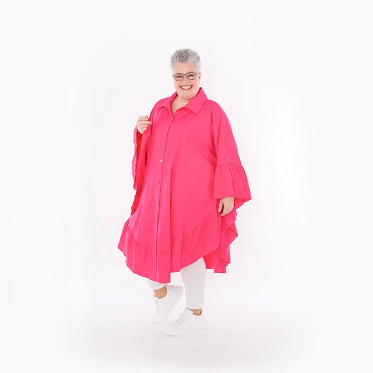 AKH Fashion 7085 Bluse, Fuchsia