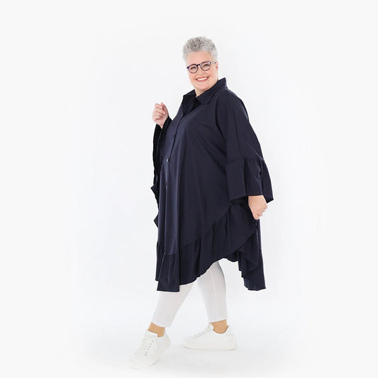 AKH Fashion 7085 Bluse, Marine