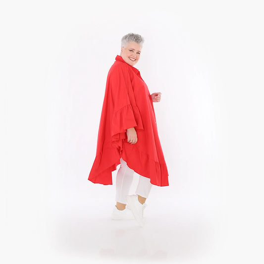 AKH Fashion 7085 Bluse, Rot