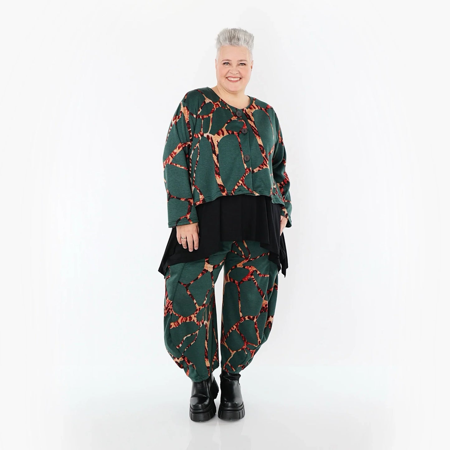 AKH Fashion 130 Jacke, Grün-Multi