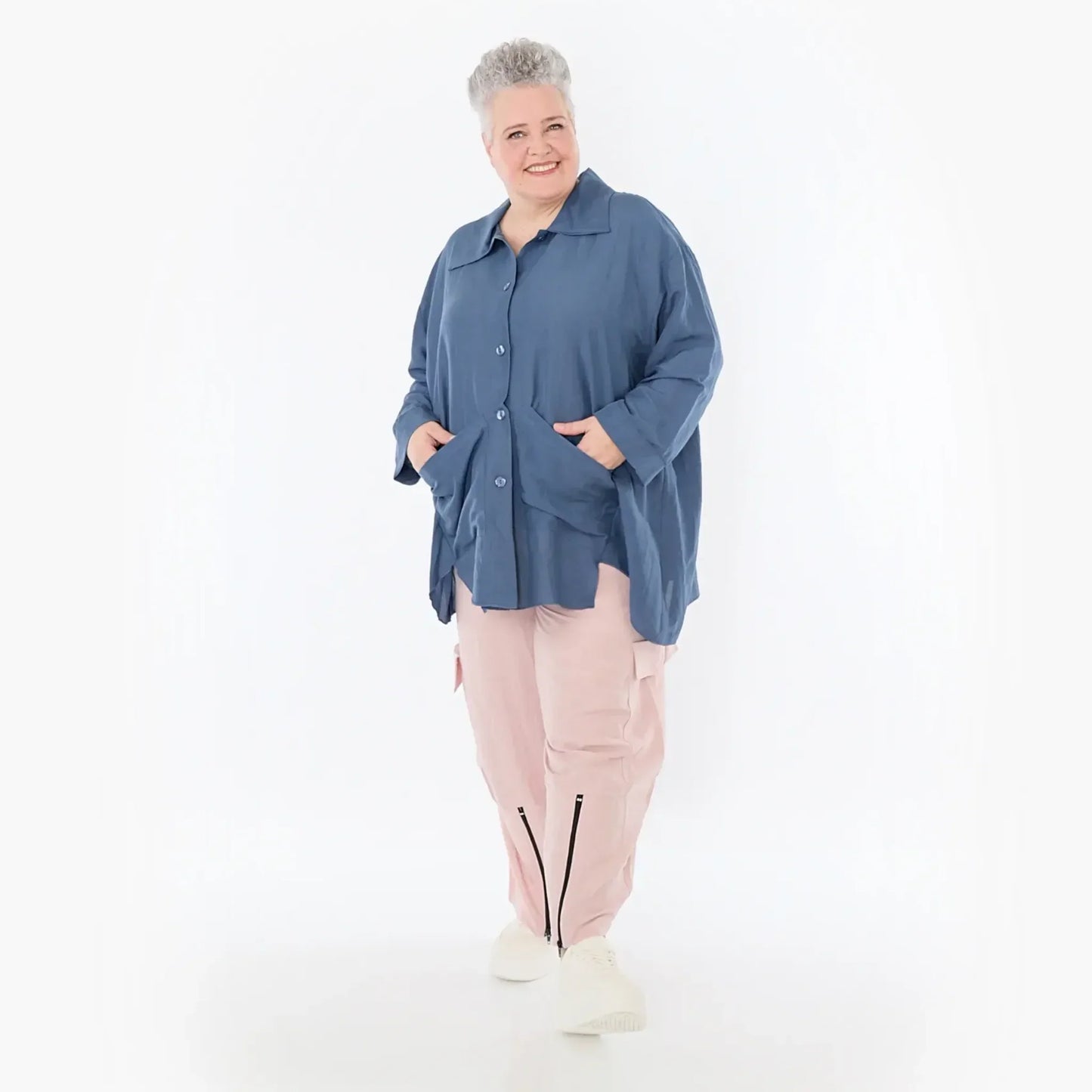 AKH Fashion 7095 Jacke, Azurblau