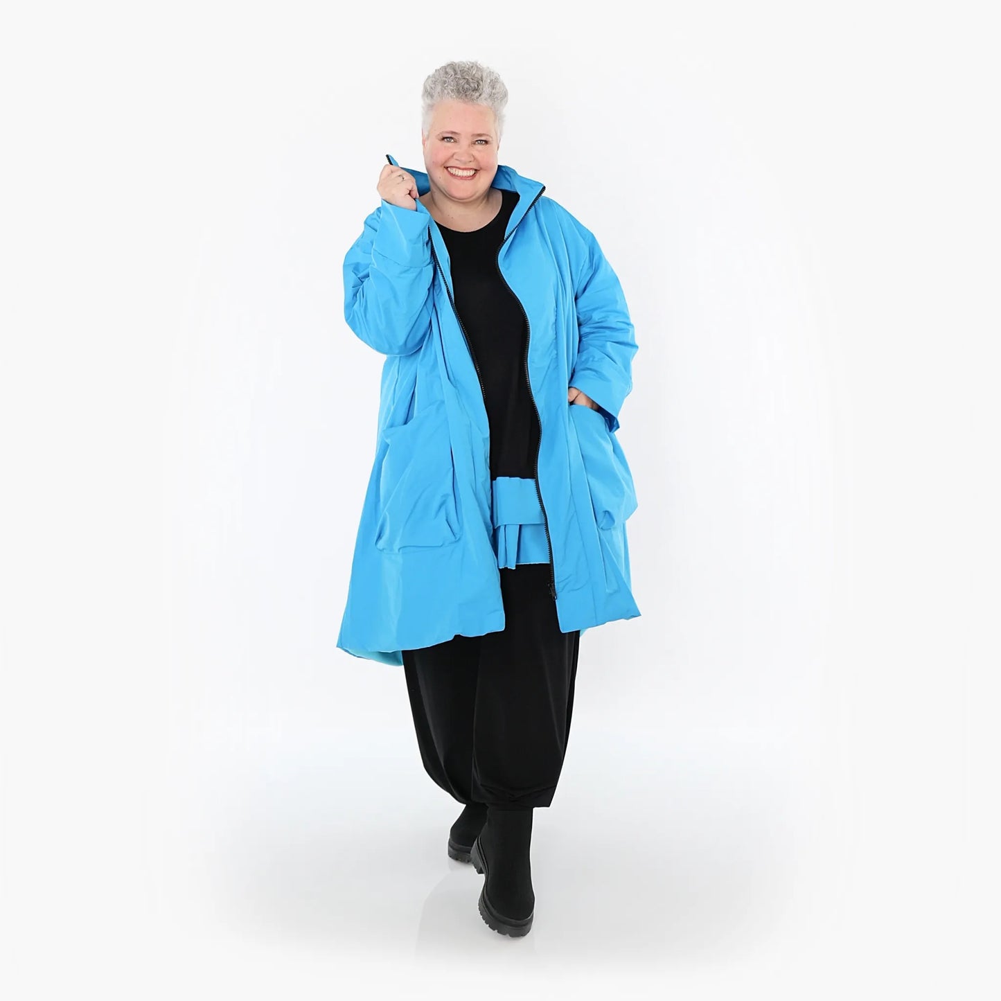 AKH Fashion 2276 Mantel, Blau