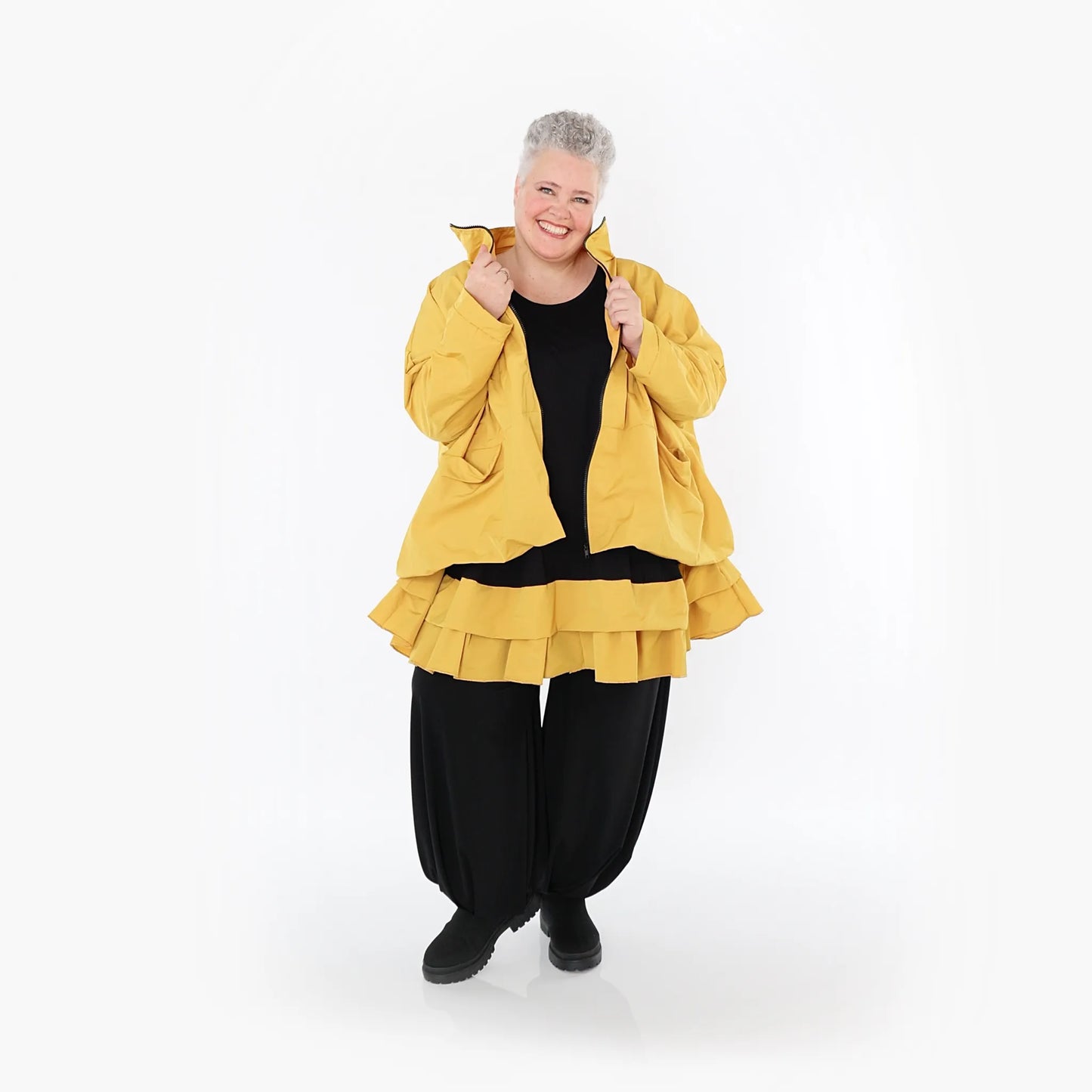 AKH Fashion 7104 Jacket, Honey Yellow