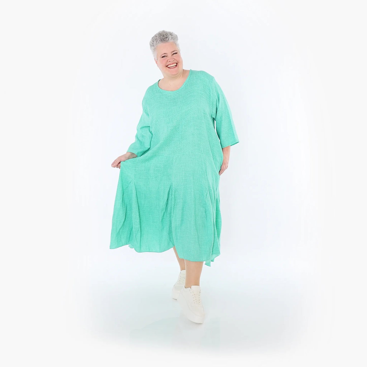 AKH Fashion 6972 Kleid, Grün