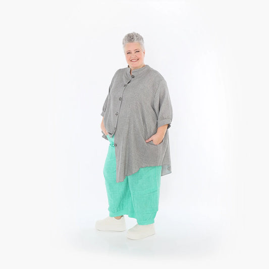 AKH Fashion 7106 Bluse, Grau