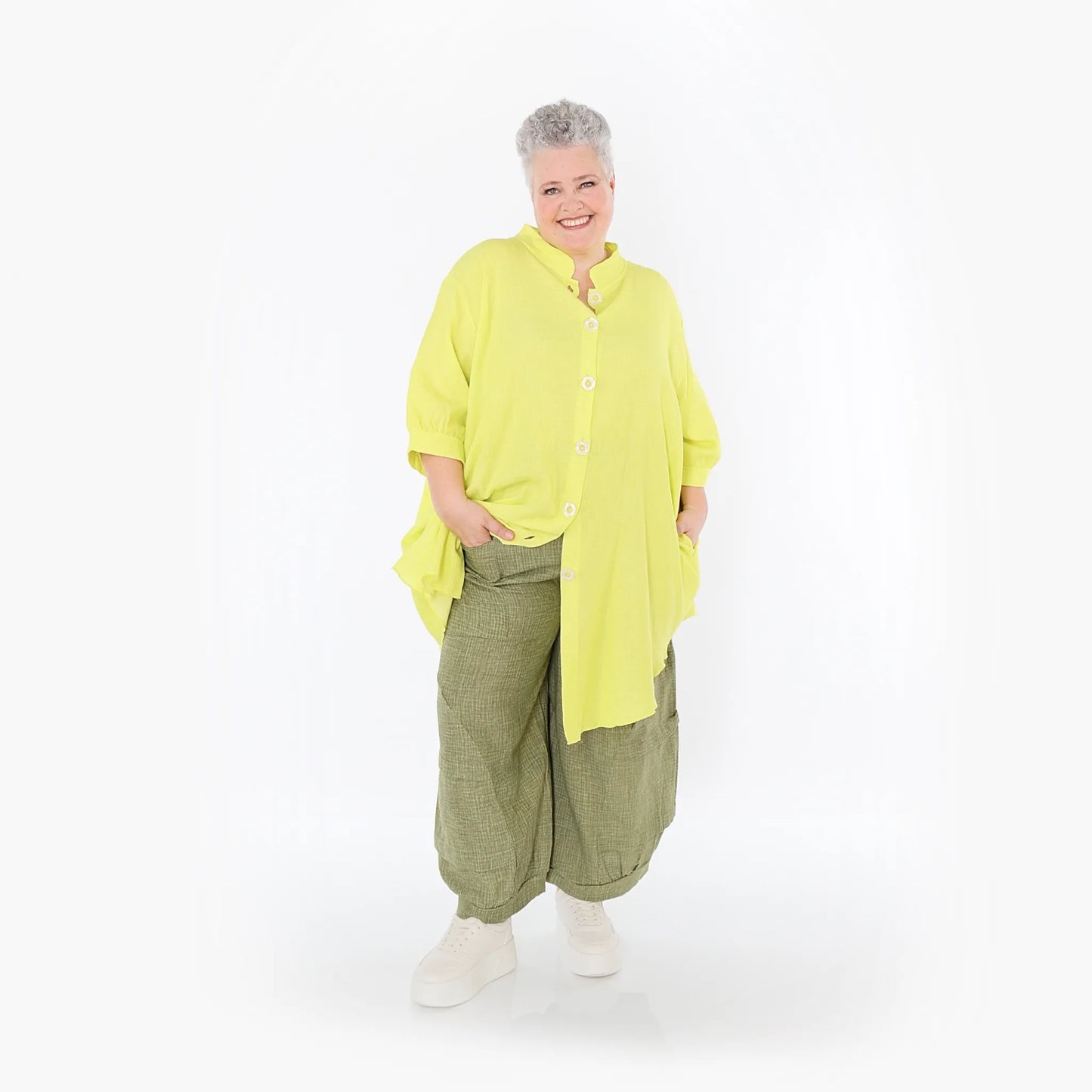 AKH Fashion 7106 Bluse, Lime