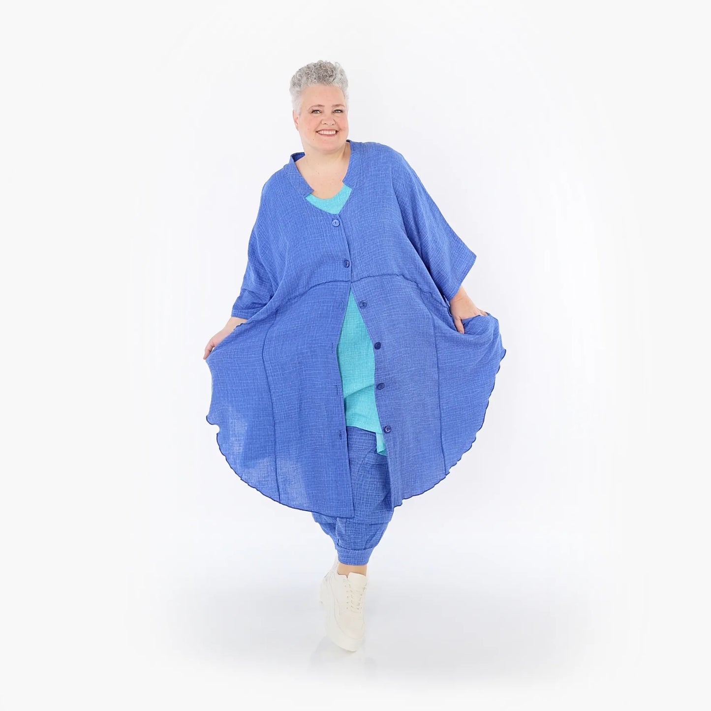 AKH Fashion 7107 Jacke, Blau