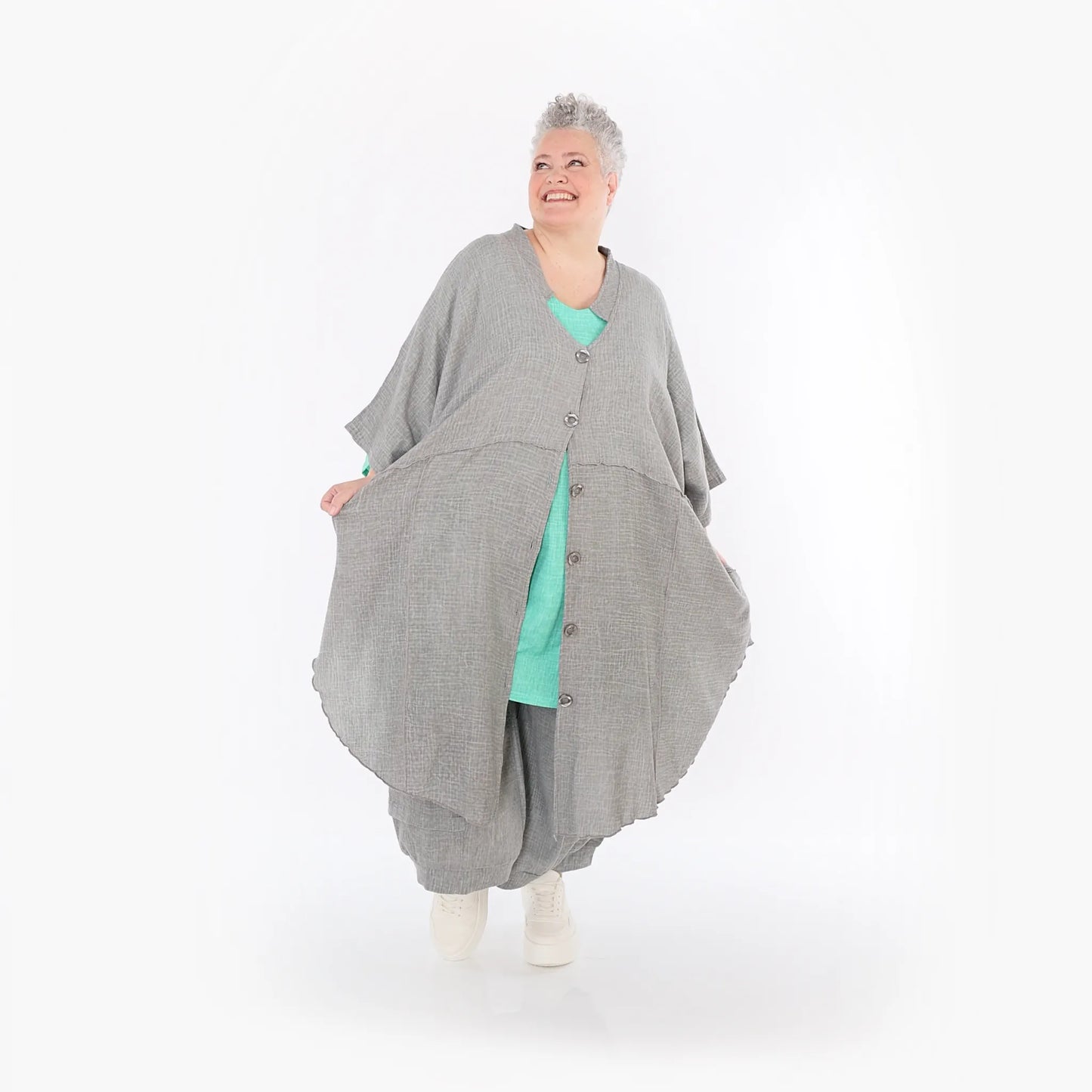 AKH Fashion 7107 Jacke, Grau