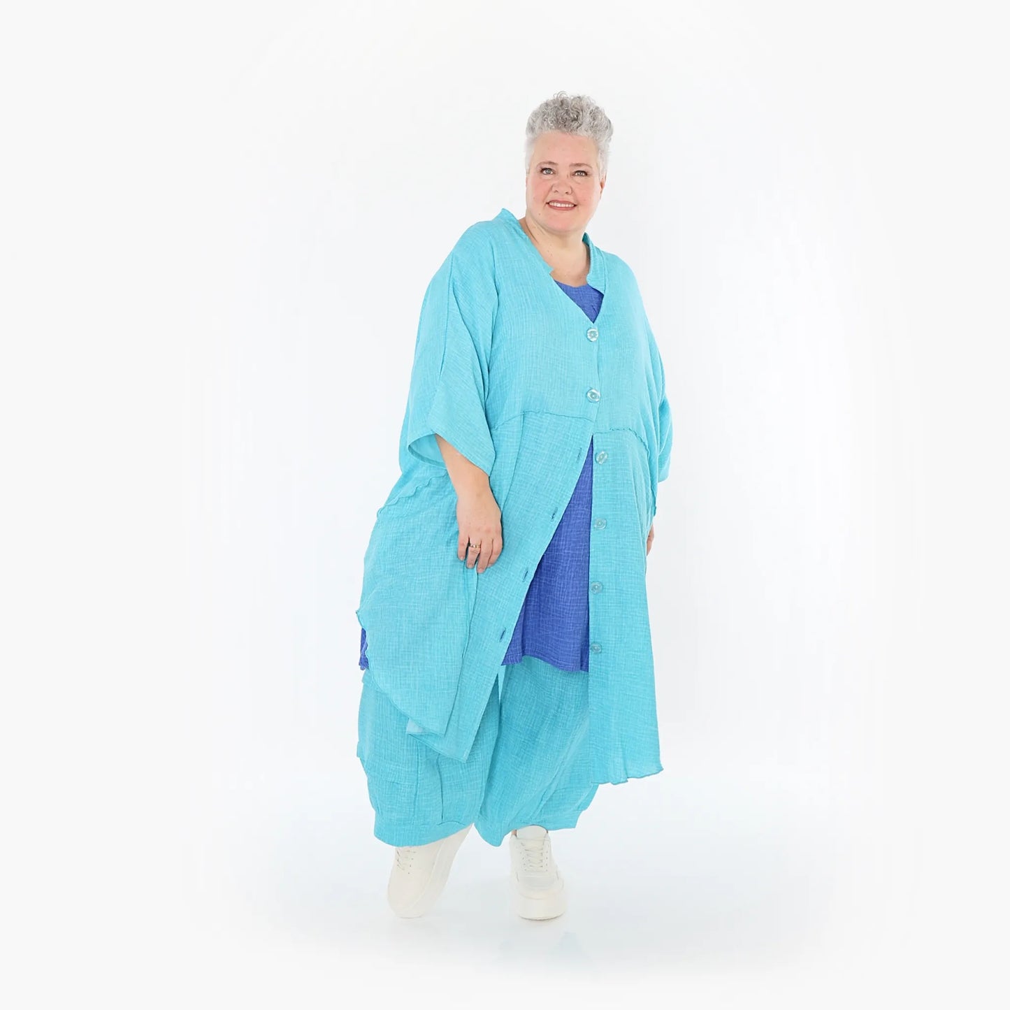 AKH Fashion 7107 Jacke, Türkis