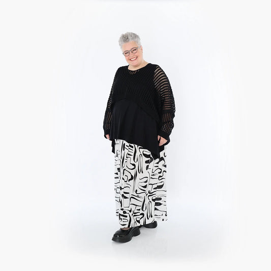 AKH Fashion 2529 Überwurf, Schwarz