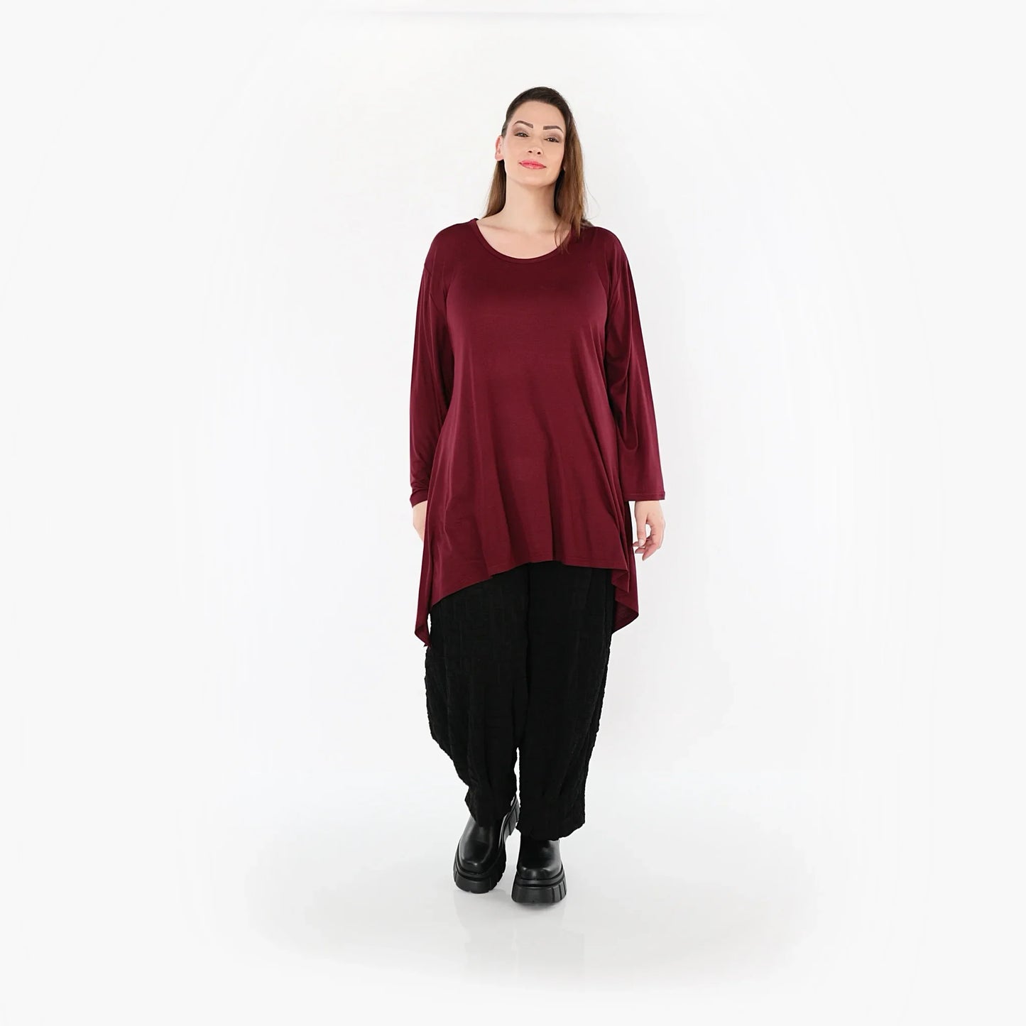AKH Fashion 1019 Shirt, Burgundy