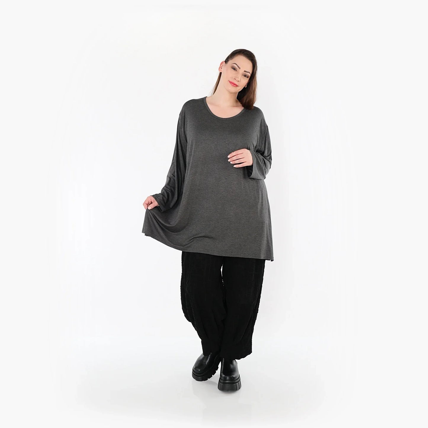 AKH Fashion 7054 Big Shirt, anthracite