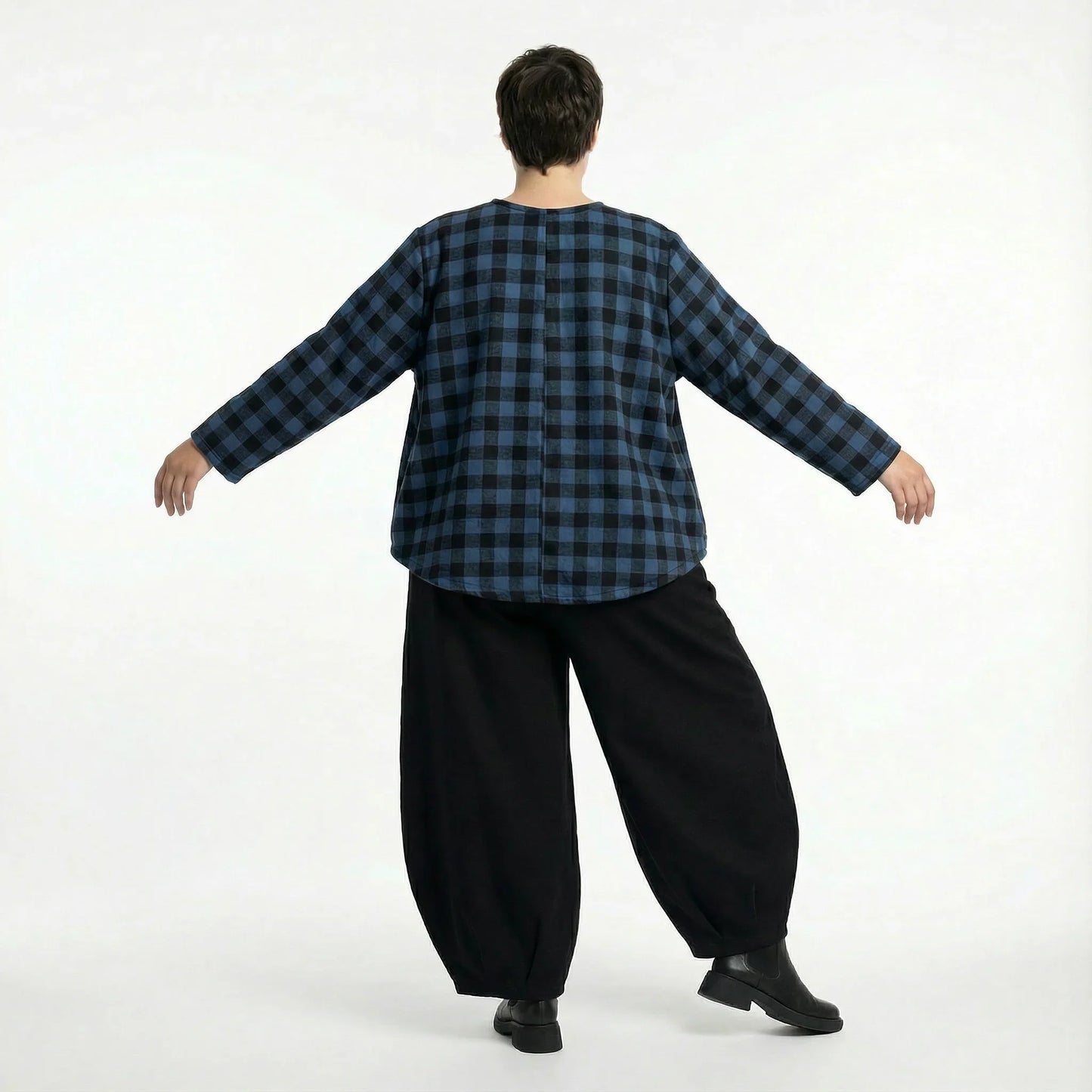 AKH Fashion 130 Jacke, Blau-Schwarz