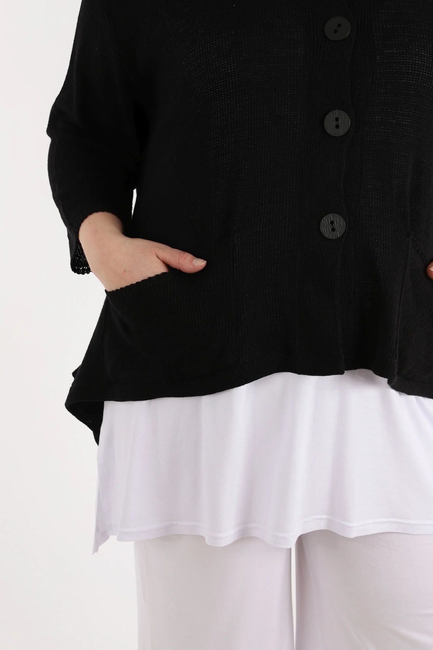 AKH 118 Jacke, Schwarz