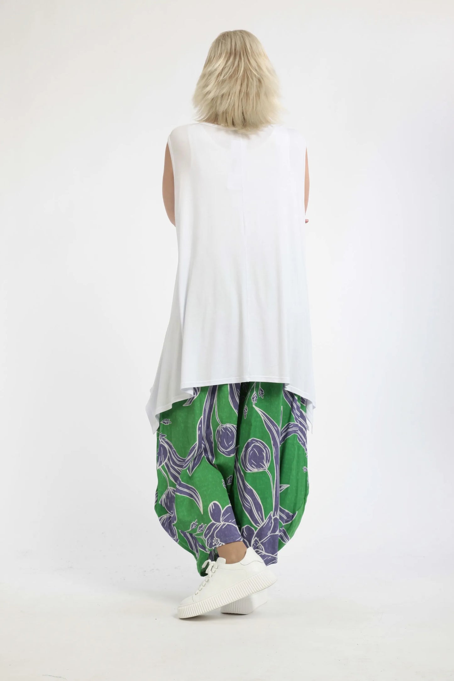 AKH 8069 Shirt, Grün-Flieder