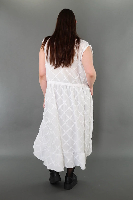 AKH Premium 7115 Kleid, Weiß