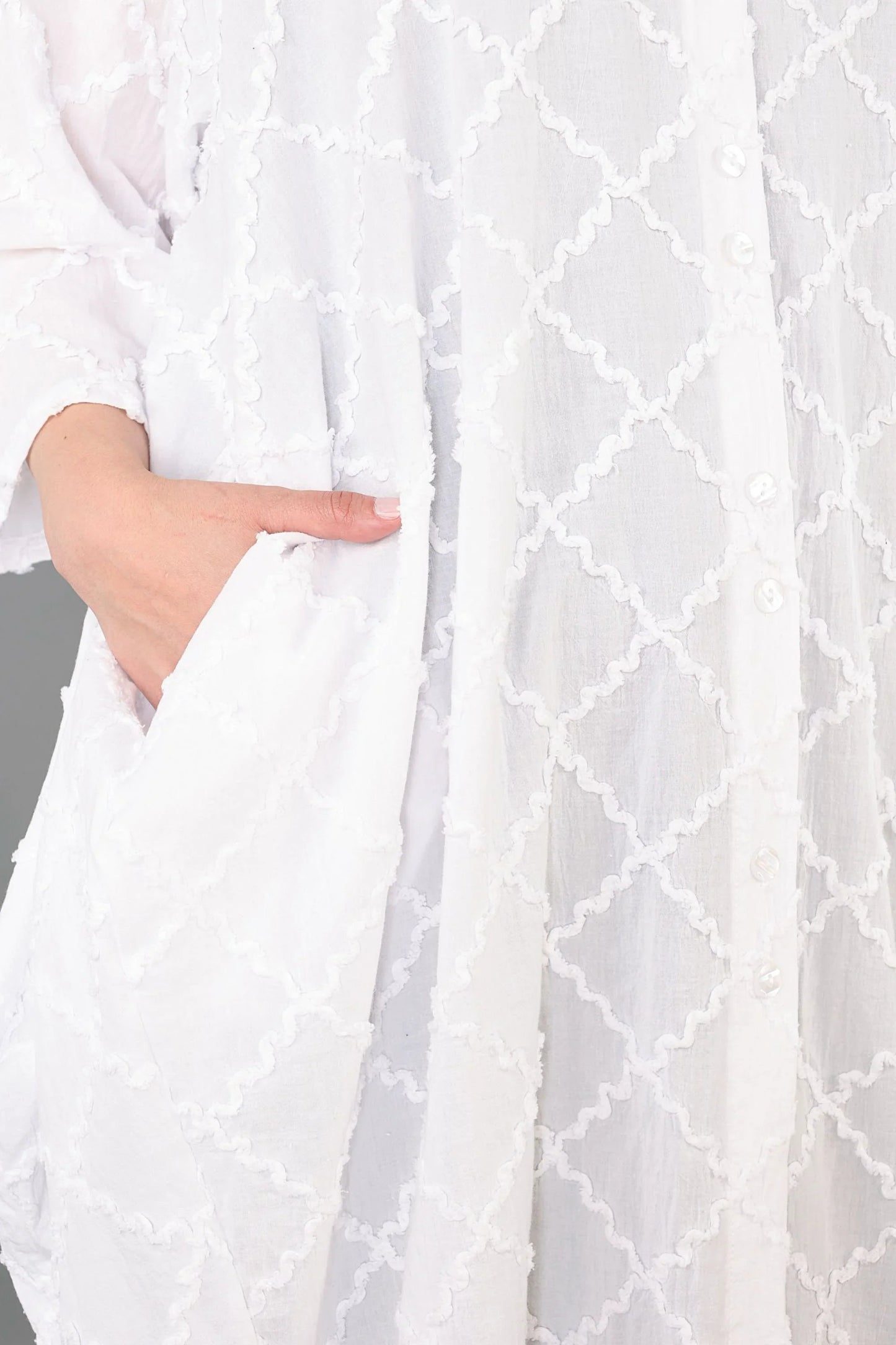 AKH Premium 7117 Bluse, Weiß