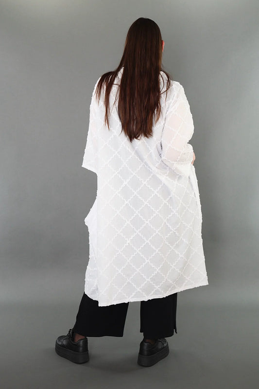 AKH Premium 7117 Bluse, Weiß