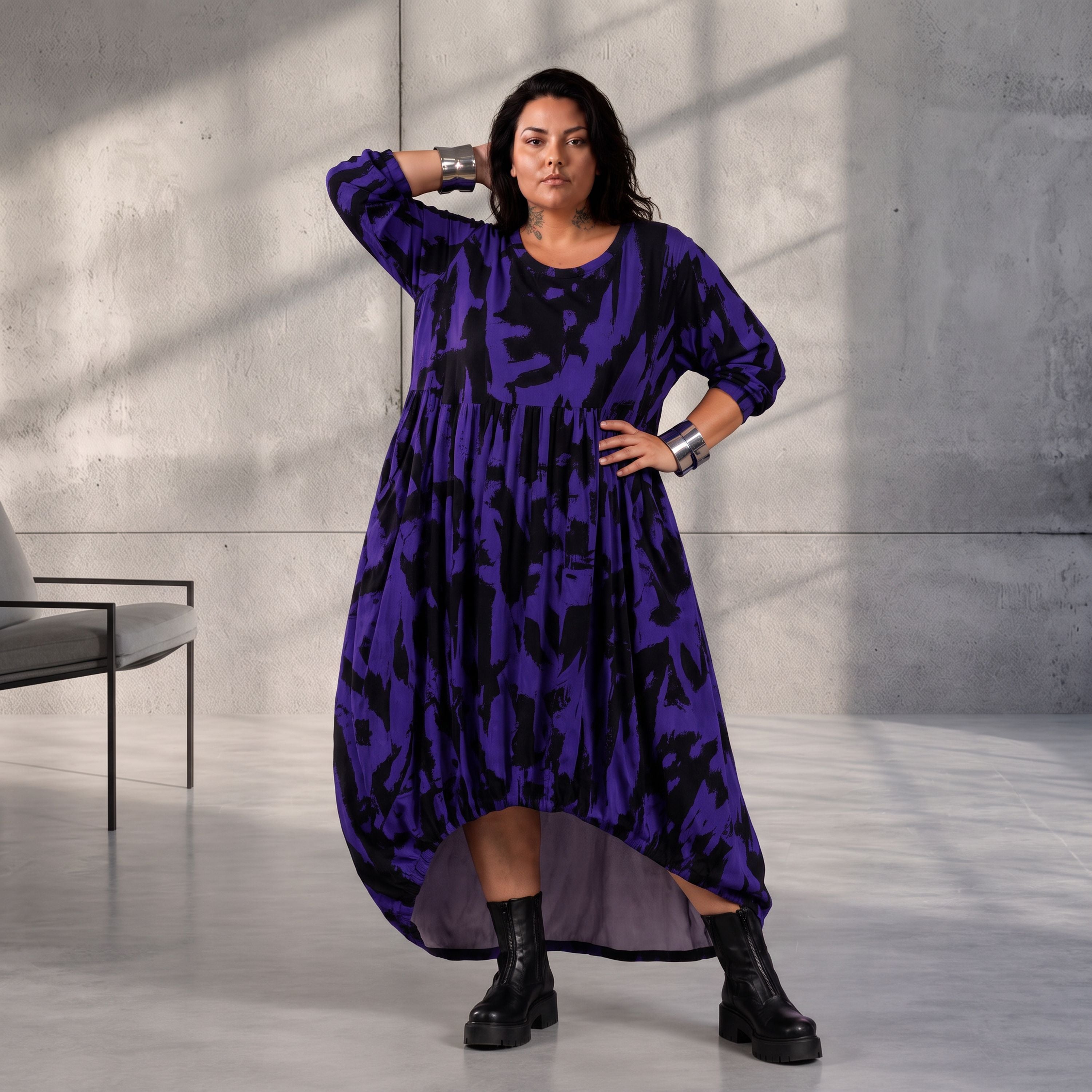 Funky Diva · Kleid · CrazyDiva · KD527 · PurplePaint