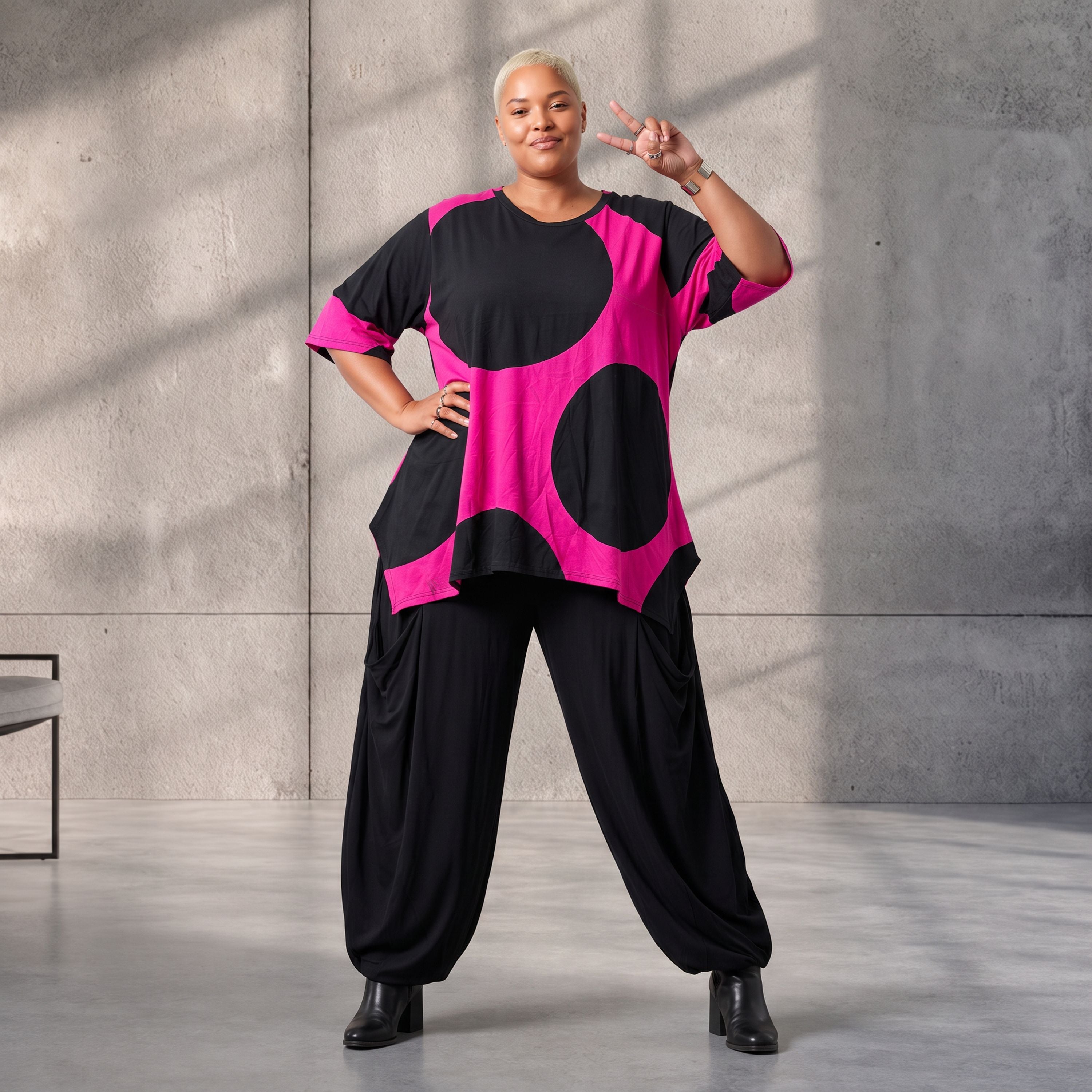 Funky Diva · Shirt · DotsDiva · KD526 · PinkDots