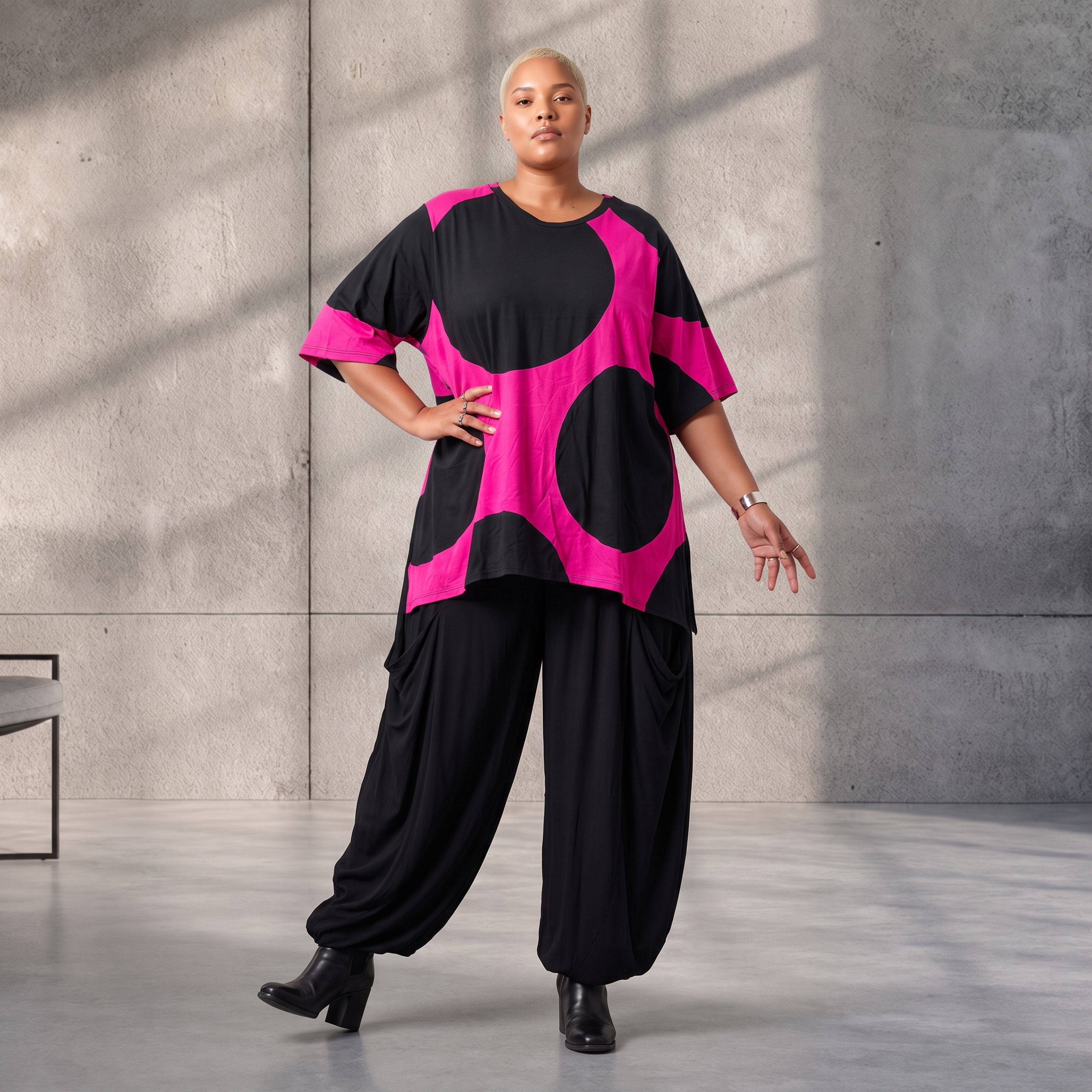 Funky Diva · Shirt · DotsDiva · KD526 · PurpleDots