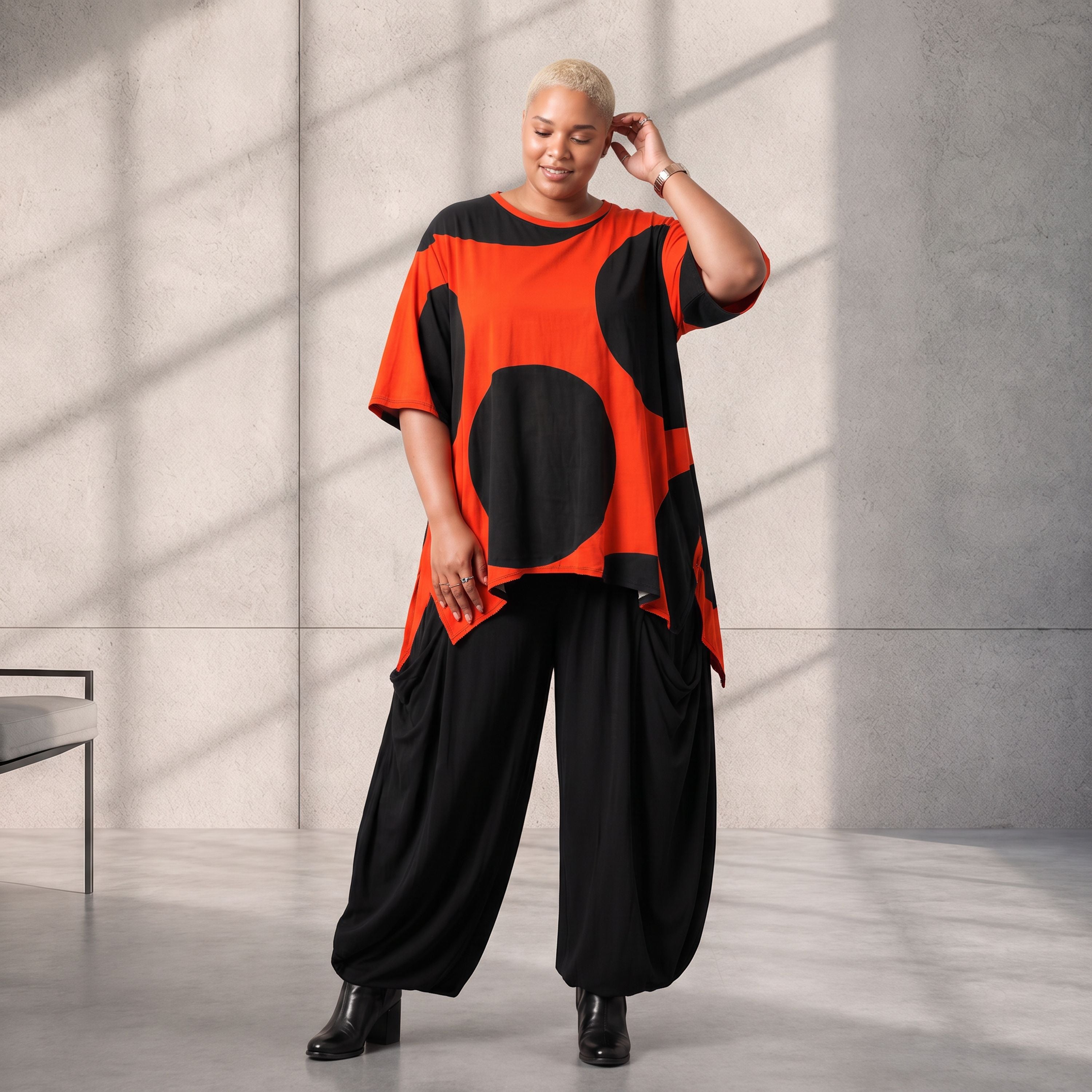 Funky Diva · Shirt · DotsDiva · KD526 · RedDots