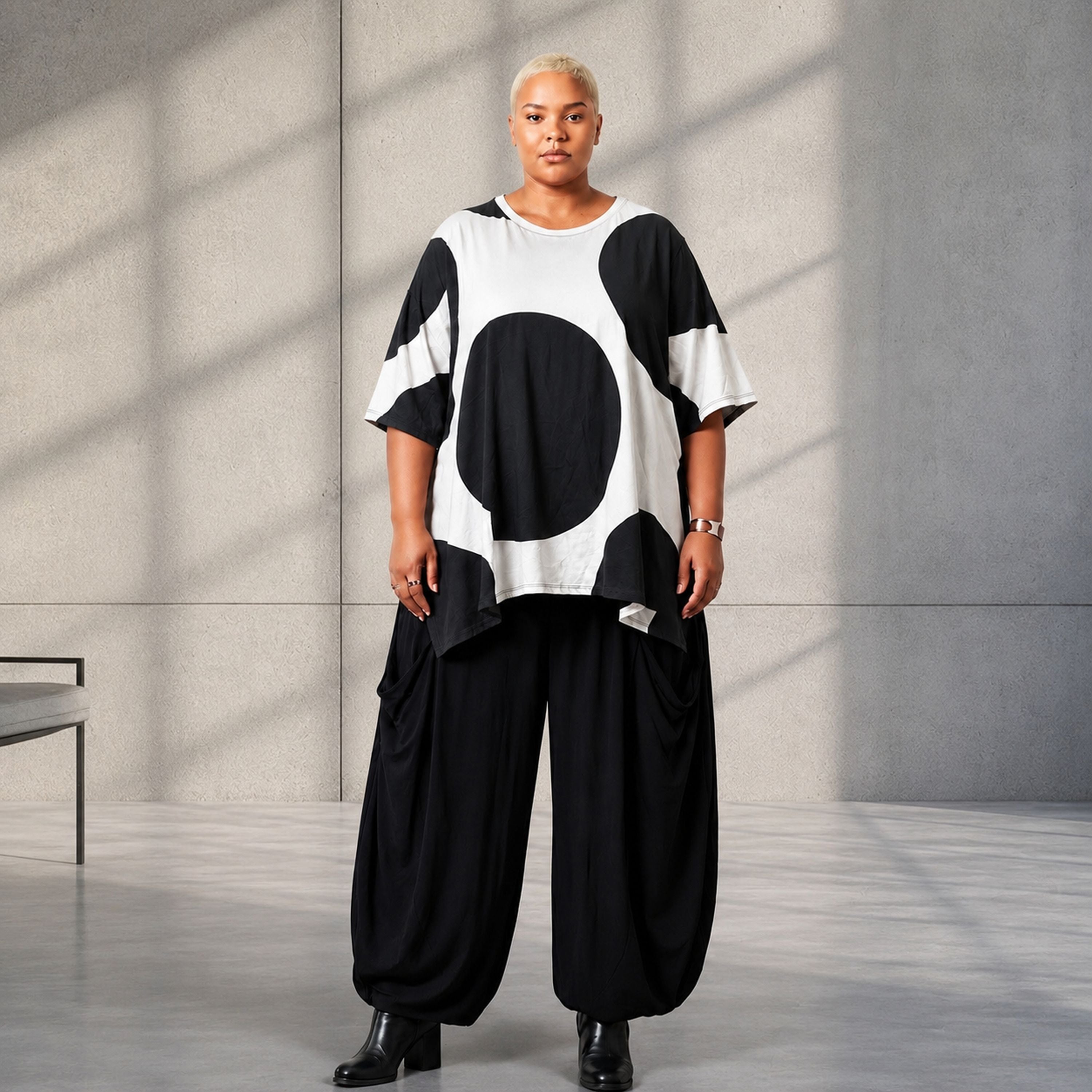 Funky Diva · Shirt · DotsDiva · KD526 · WhiteDots
