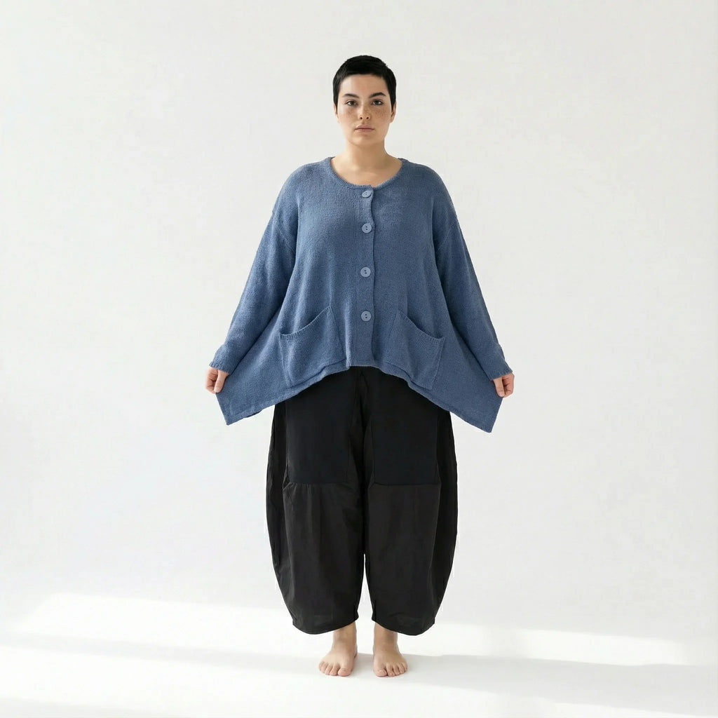 AKH Fashion 118 Veste, Bleu azur