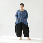 AKH Fashion 118 Veste, Bleu azur