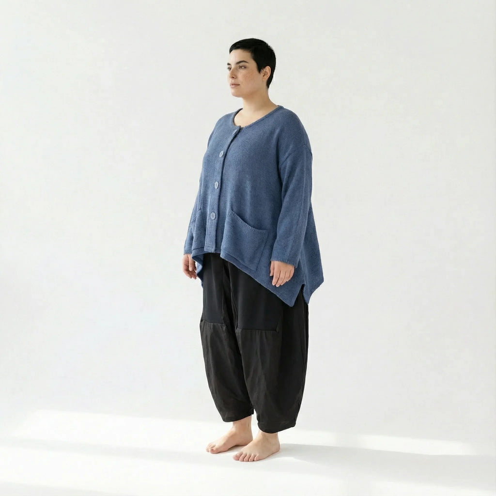 AKH Fashion 118 Veste, Bleu azur