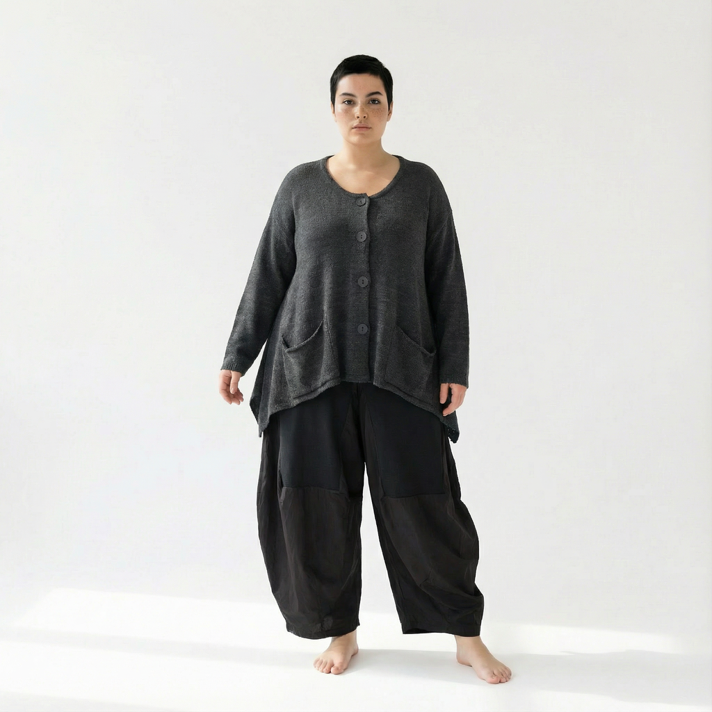 AKH Fashion 118 Veste, Gris foncé