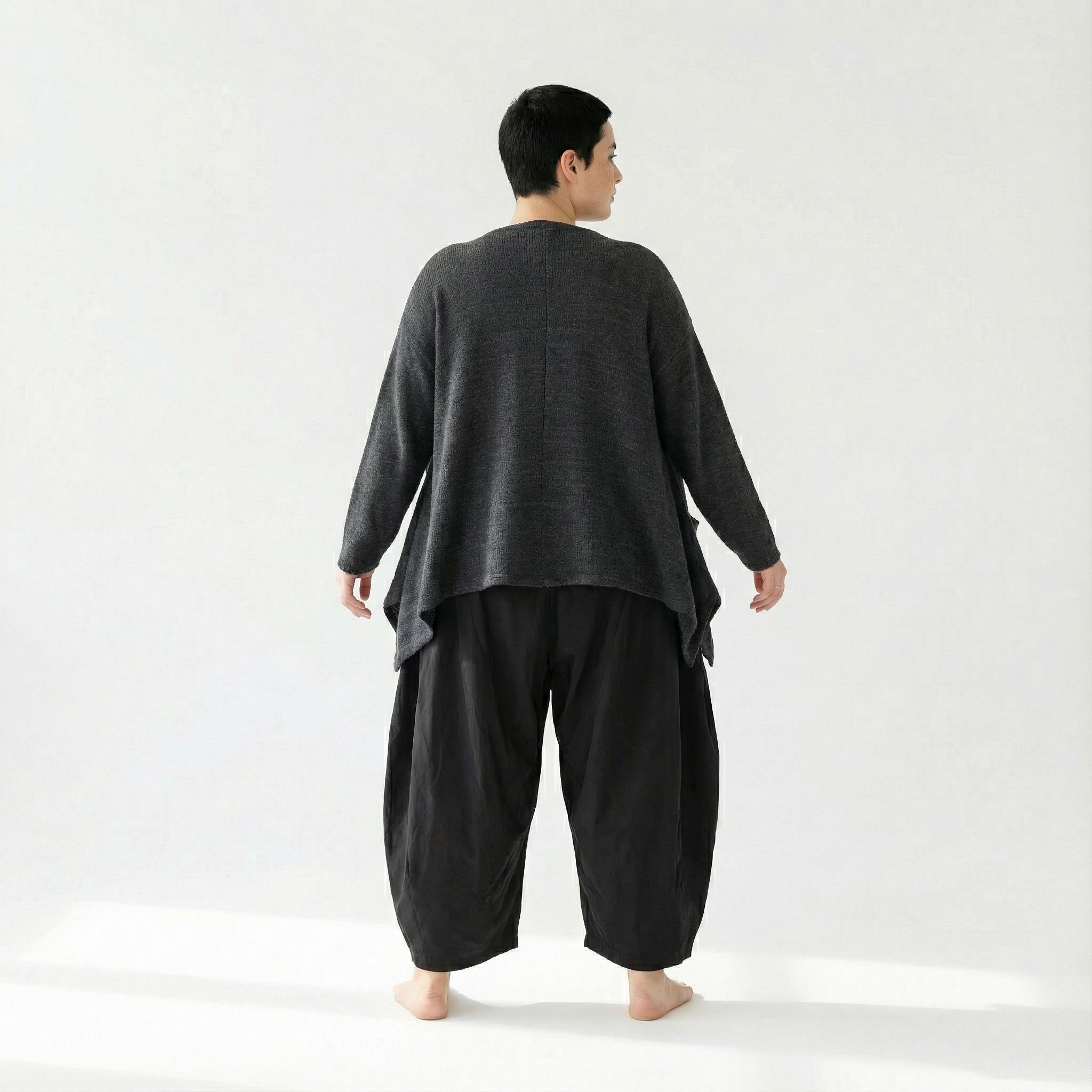 AKH Fashion 118 Veste, Gris foncé