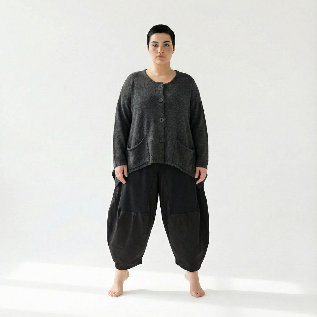 AKH Fashion 118 Veste, Gris foncé