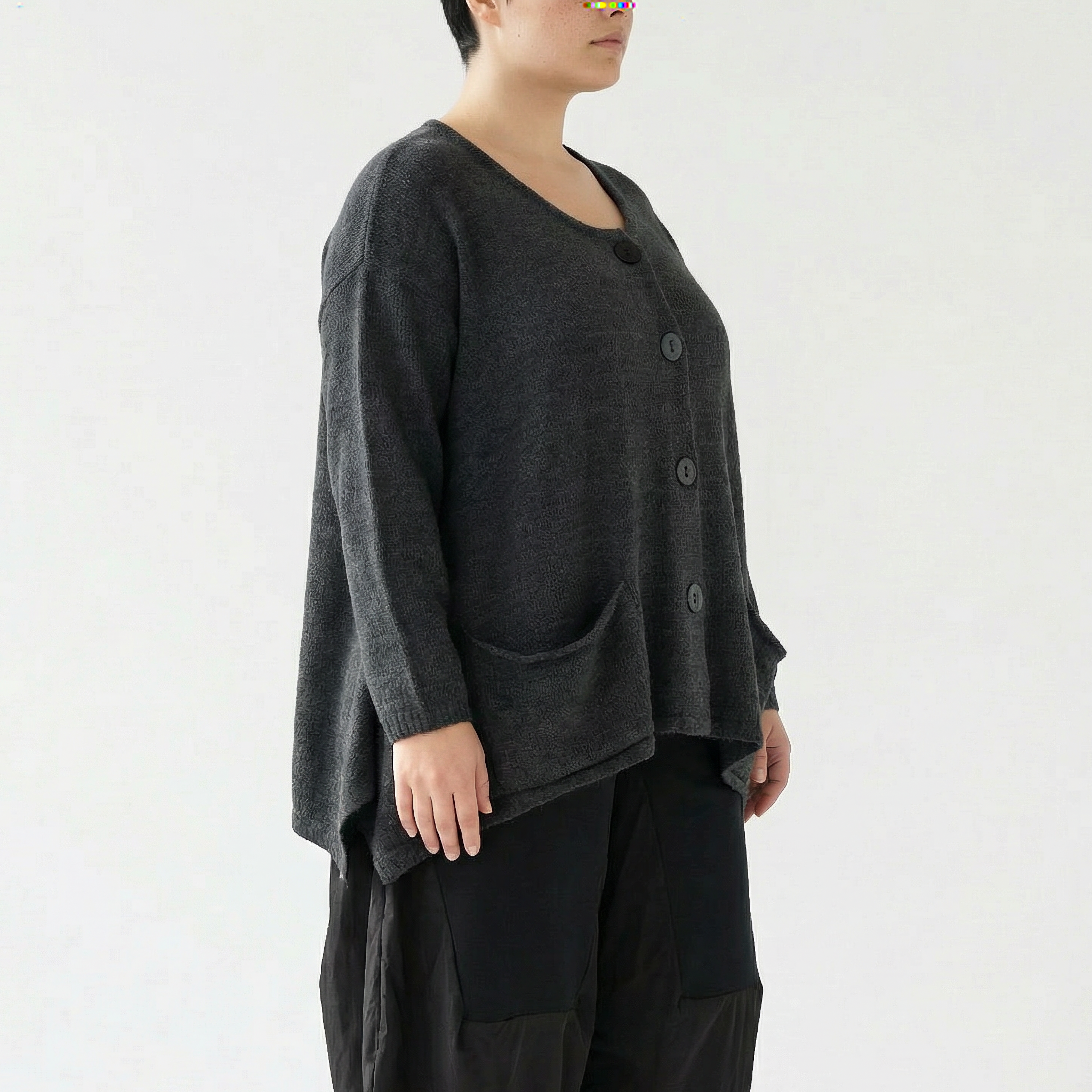 AKH Fashion 118 Veste, Gris foncé