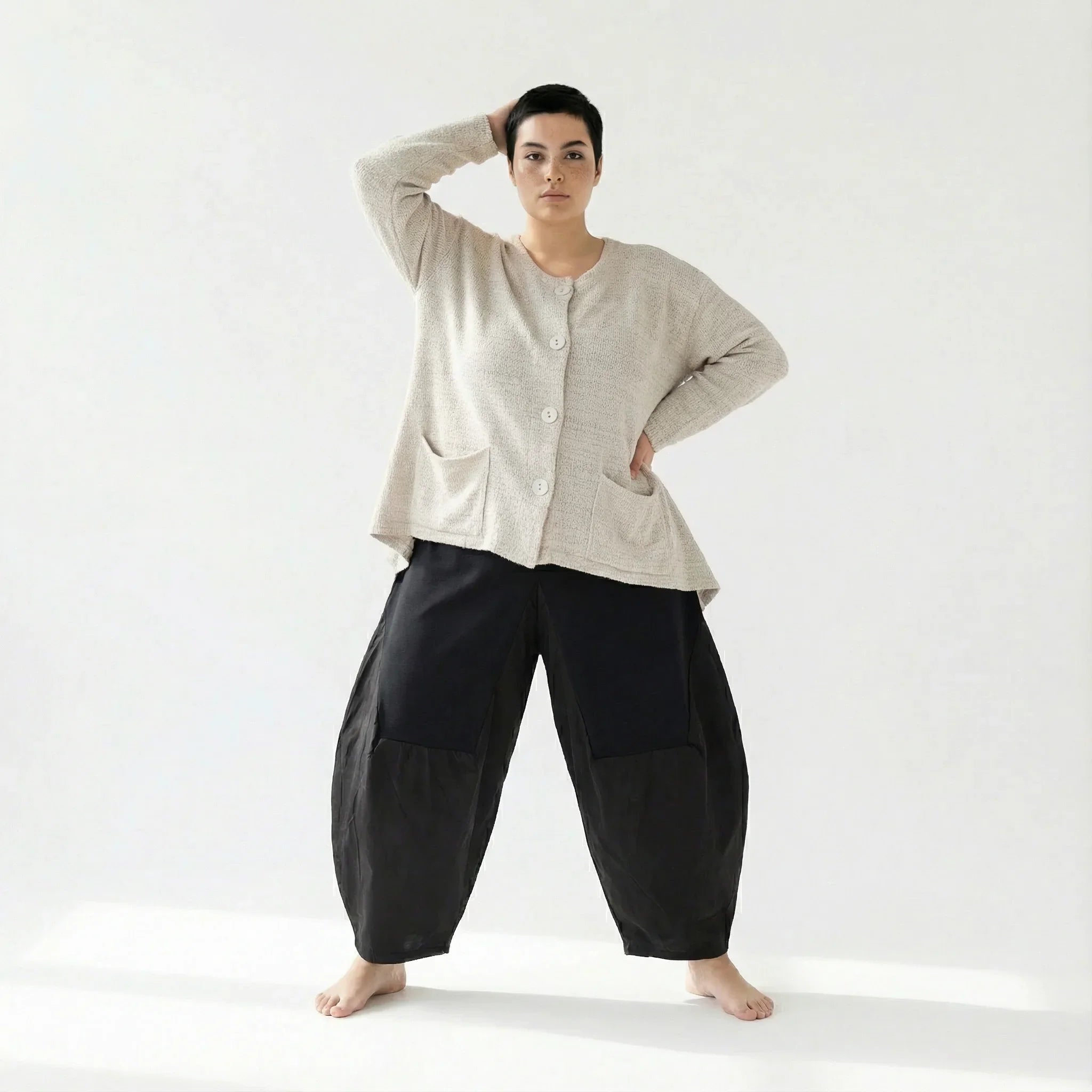 AKH Fashion 118 Veste, Écru