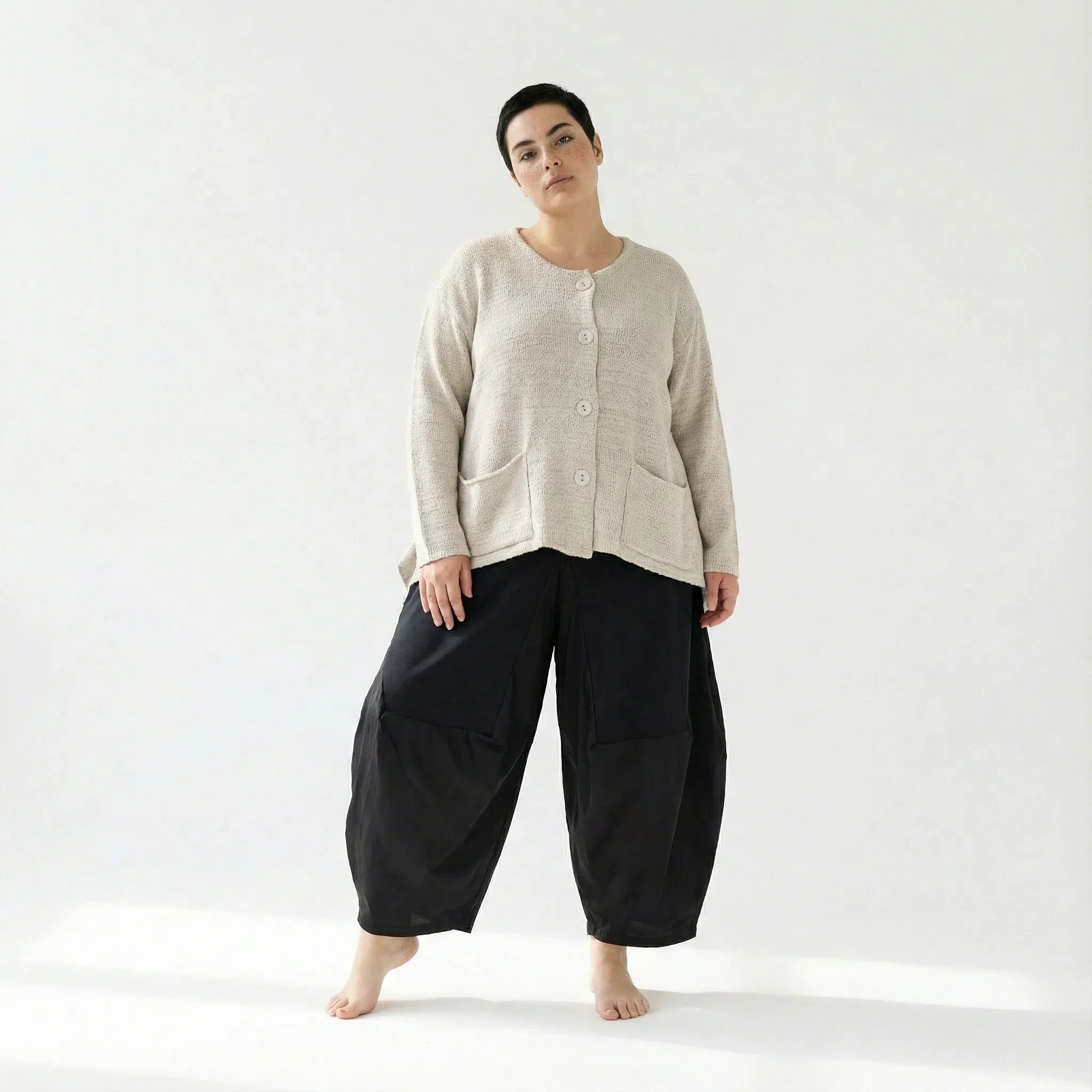 AKH Fashion 118 Veste, Écru