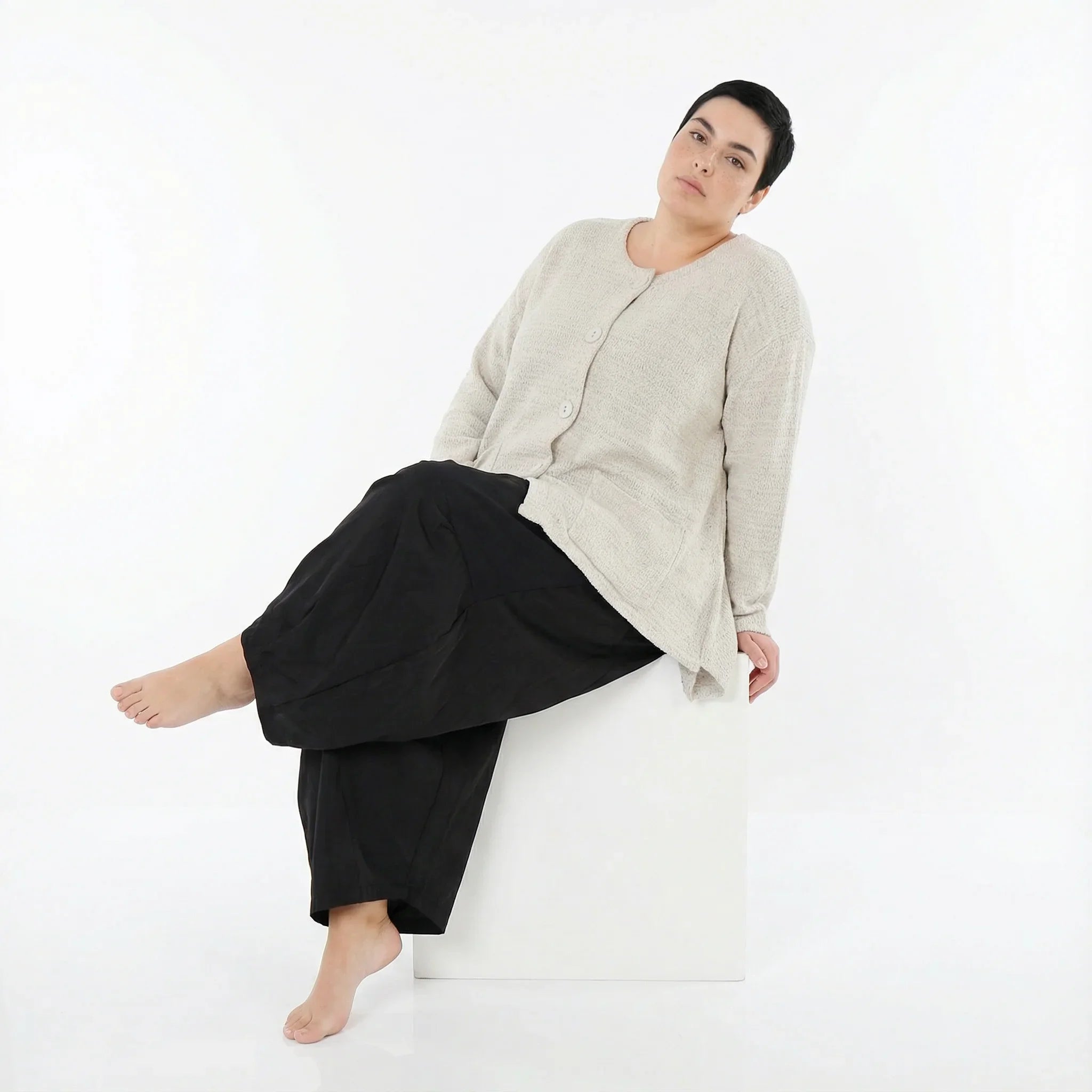 AKH Fashion 118 Veste, Écru