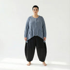 AKH Fashion 118 Veste, Bleu ciel