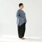 AKH Fashion 118 Veste, Bleu ciel