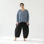 AKH Fashion 118 Veste, Bleu ciel